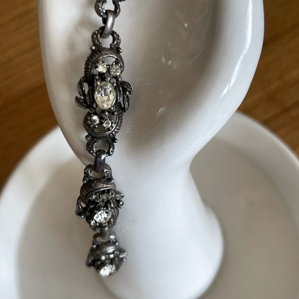 Antique Signed Coro Bracelet 7” Signed - image 3